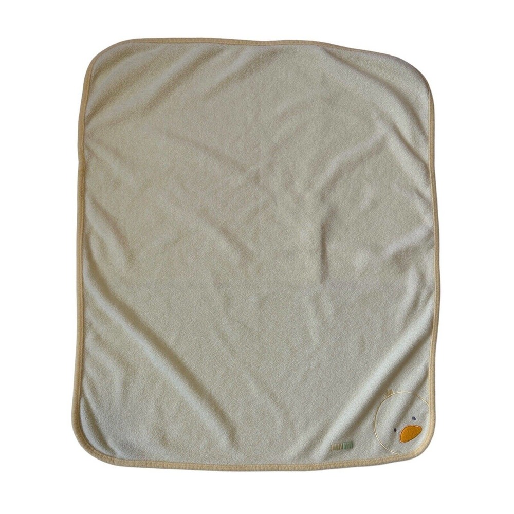 Carters Vintage Yellow Duck Chick Hug Me Polyester Baby Security Lovey Blanket